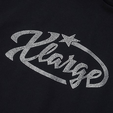 XLARGE | RHINESTONE STAR PULLOVER HOODED SWEATSHIRT(BLACK)