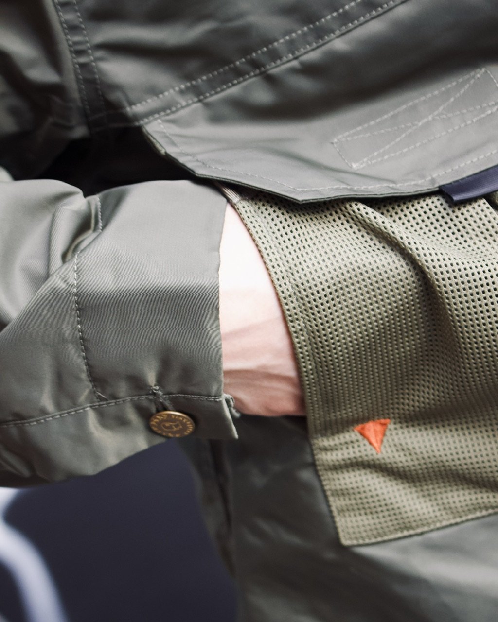 BRAIN DEAD | CROPPED CHORE JACKET (Green) | T.F