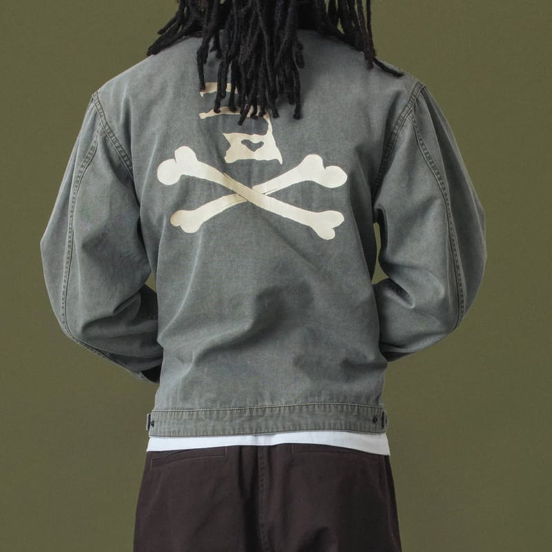 XLARGE | SKULL WORK JACKET(OLIVE) | T.F.L onlin