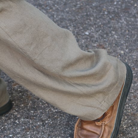 OBEY | FOSTER PLEATED LINEN PANT(SMOKEY OLIVE)