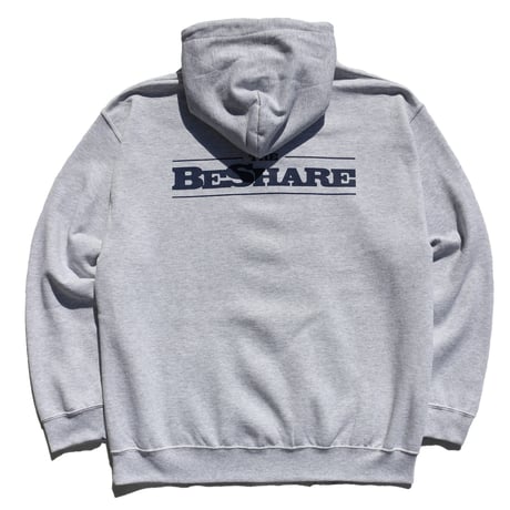 BE-SHARE| Store Logo Hoodie(Ash)