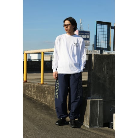 MIDNIGHT PAINTING SERVICE| MPS Logo L/S Tee (White)