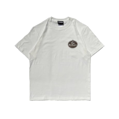 BE-SHARE | ICE CREAM LOGO S/S TEE (VANILLA WHITE)