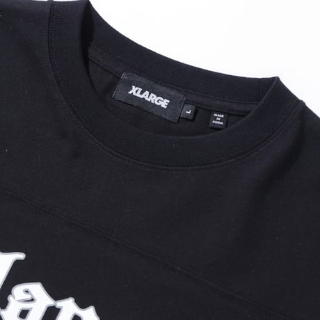 XLARGE | FOOTBALL S/S TEE(BLACK)