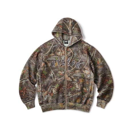 FTC | ARC LOGO ZIP UP HOODY "CAMO" (FTC026SPSW04)