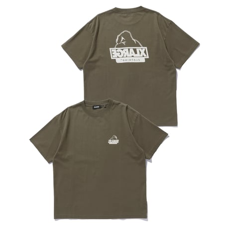 XLARGE | BACKSIDE OG S/S TEE(BROWN)