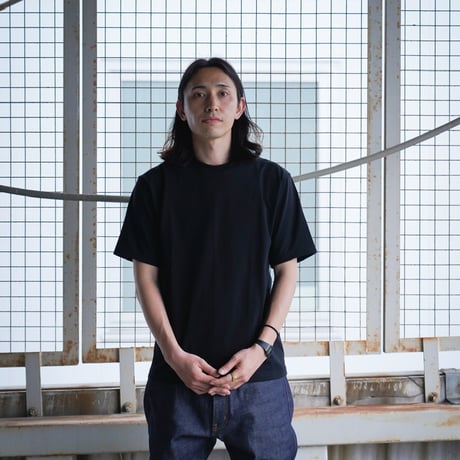COTTON RESEARCH CLUB | S/S Tubular T-Shirt (BLACK)