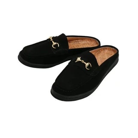 MANEBU /マネブBITCH SLIPPER SUEDE ローファースリッパ BITCH SLIPPER 