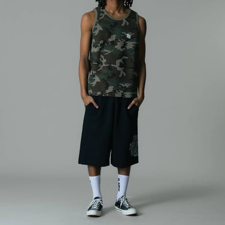 XLARGE | OLD ENGLISH WAFFLE TANK TOP(CAMO)