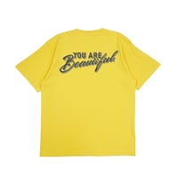 Stand BOWERY / YOU ARE BEAUTIFUL TEE (YELLOW)