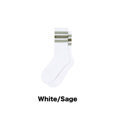 POLAR SKATE CO. / Rib Socks - Fat Stripe (2Color)