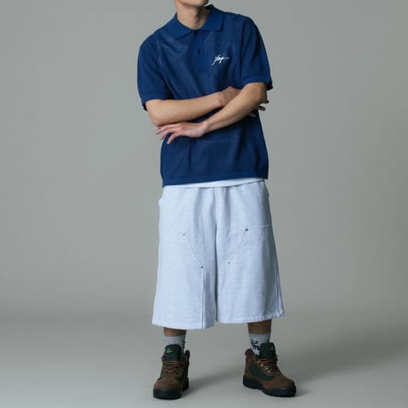 XLARGE | MESH KNIT POLO SHIRT(BLUE)