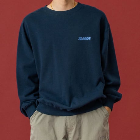 XLARGE | SLANTED OG CREWNECK SWEATSHIRT(NAVY)
