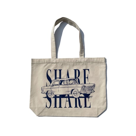 BE-SHARE | Classic car Tote bag (3color)