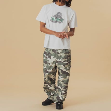 XLARGE | RHINE STONE SLANTED OG S/S TEE(WHITE)