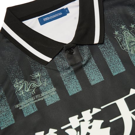 Screen Test / Fallen Angels LS Football Jersey (Green/Black)