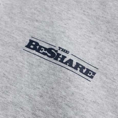 BE-SHARE| Store Logo Hoodie(Ash)