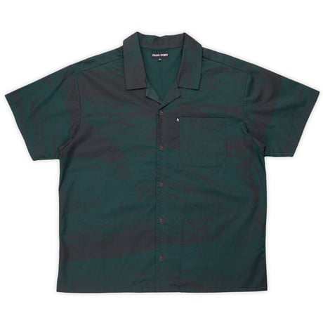 PASS~PORT | CAVE~IN CASUAL SHIRT "DARK GREEN"