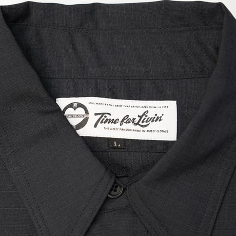 Time For Livin′ / POPOVER L/S SHIRT (RS BLACK)