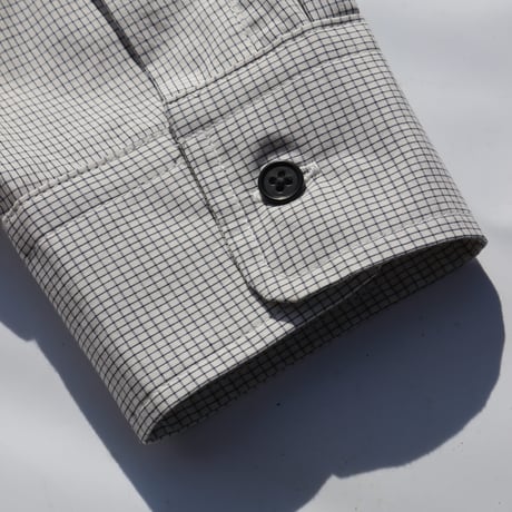 BE-SHARE |Graph Check L/S Shirt(White)