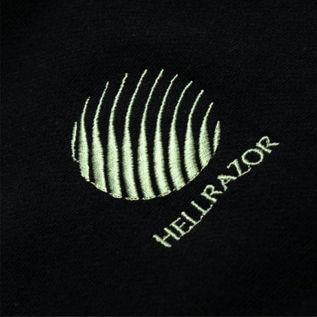 HELLRAZOR / LOGO EMB CREWNECK (BLACK)