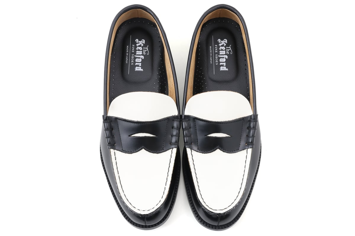The Kenford Fineshoes |COMBI LOAFERS(BLACK WHIT