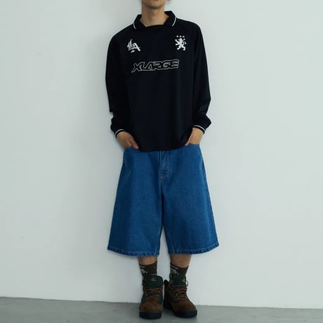 XLARGE | WASHED SHORT PANTS(Lt INDIGO)