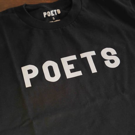 POETS / OG POETS FLOCKED T SHIRT (BLACK)