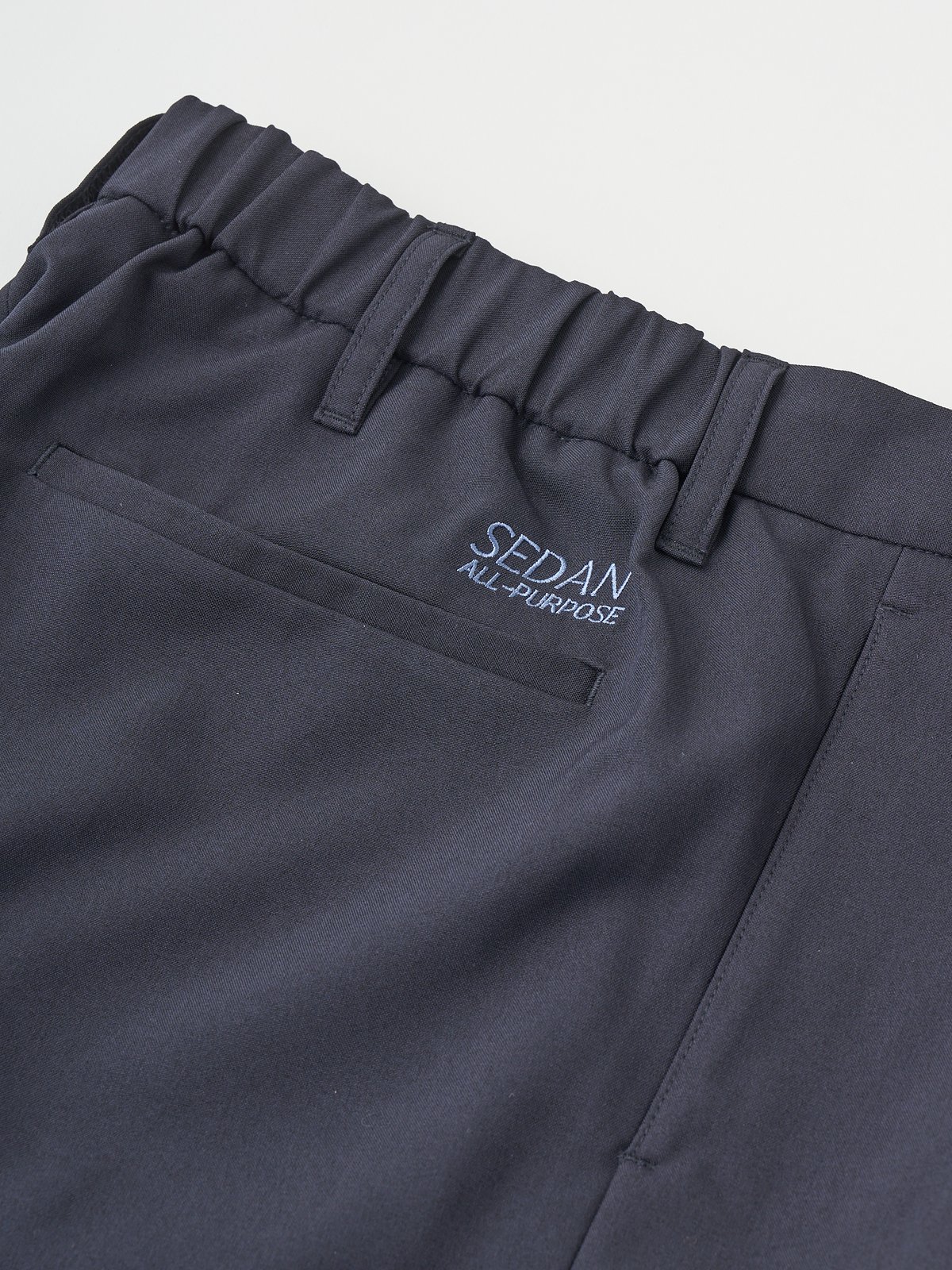 SEDAN ALL-PURPOSE|Ventilation Wide Slacks(Navy)