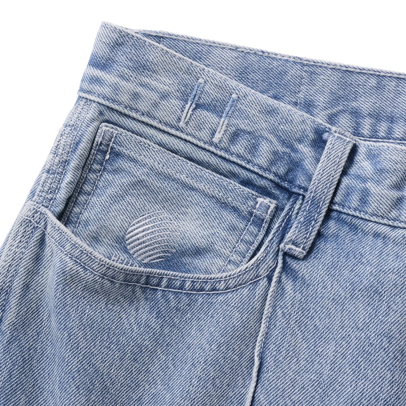 HELLRAZOR / BLOCK BAGGIE DENIM PANTS (LIGHT IND
