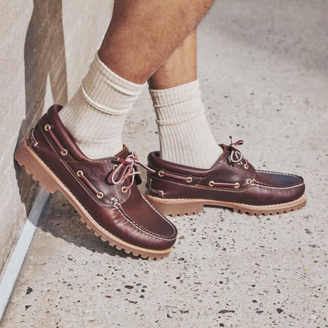 Timberland |Men's Authentics 3-Eye Boat Shoe (Brown)