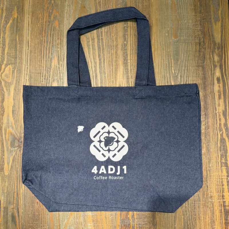 ロゴ入りデニムトートバッグ（厚手） | 4ADJ1