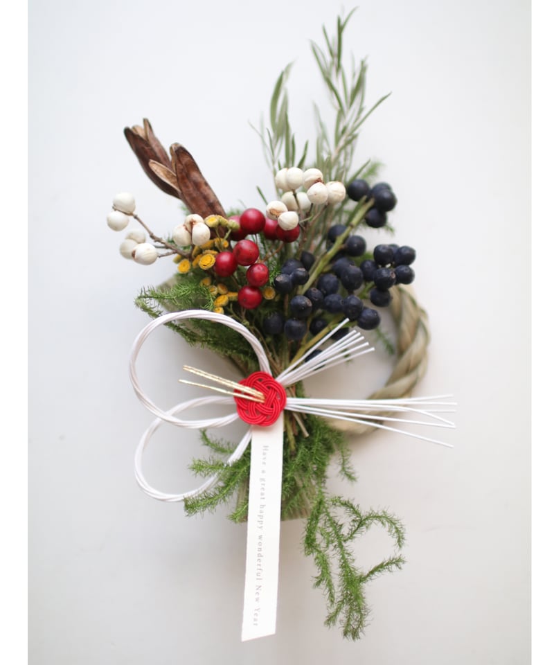⑦ 2026 しめ縄飾り | 草花のある暮らし atelier Kanon