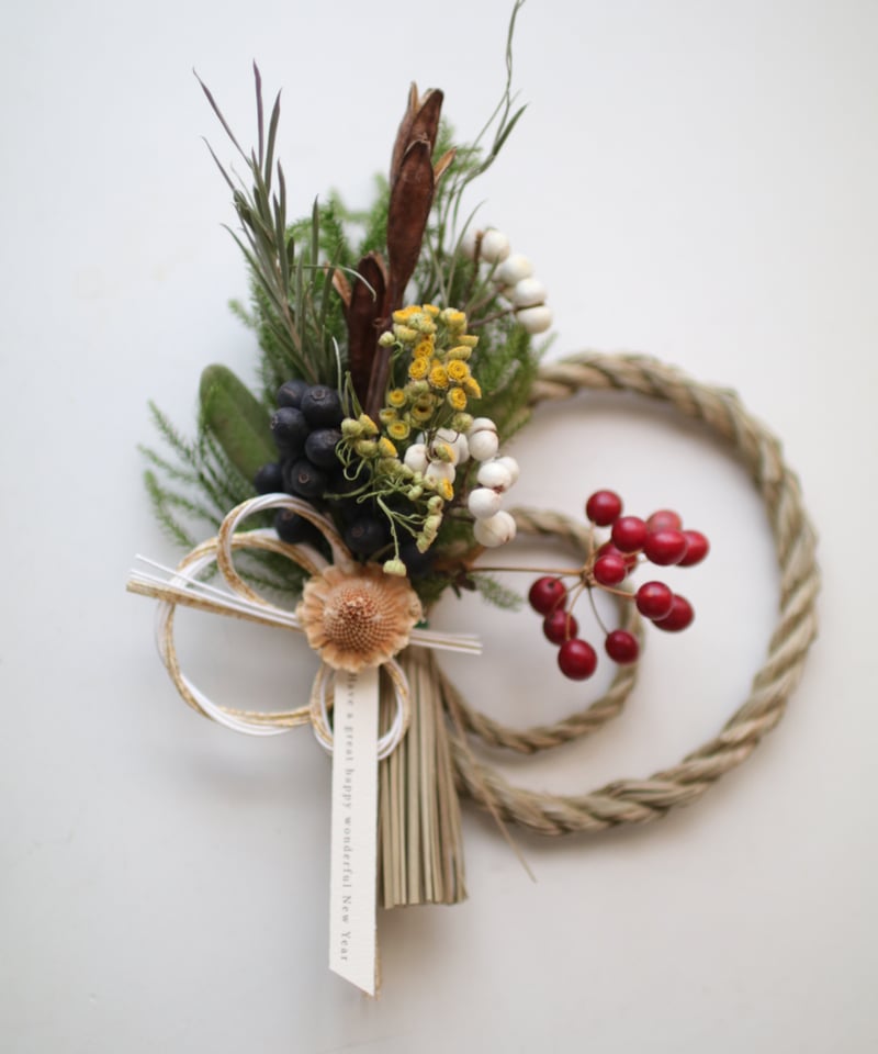 ⑤ 2026 しめ縄飾り | 草花のある暮らし atelier Kanon