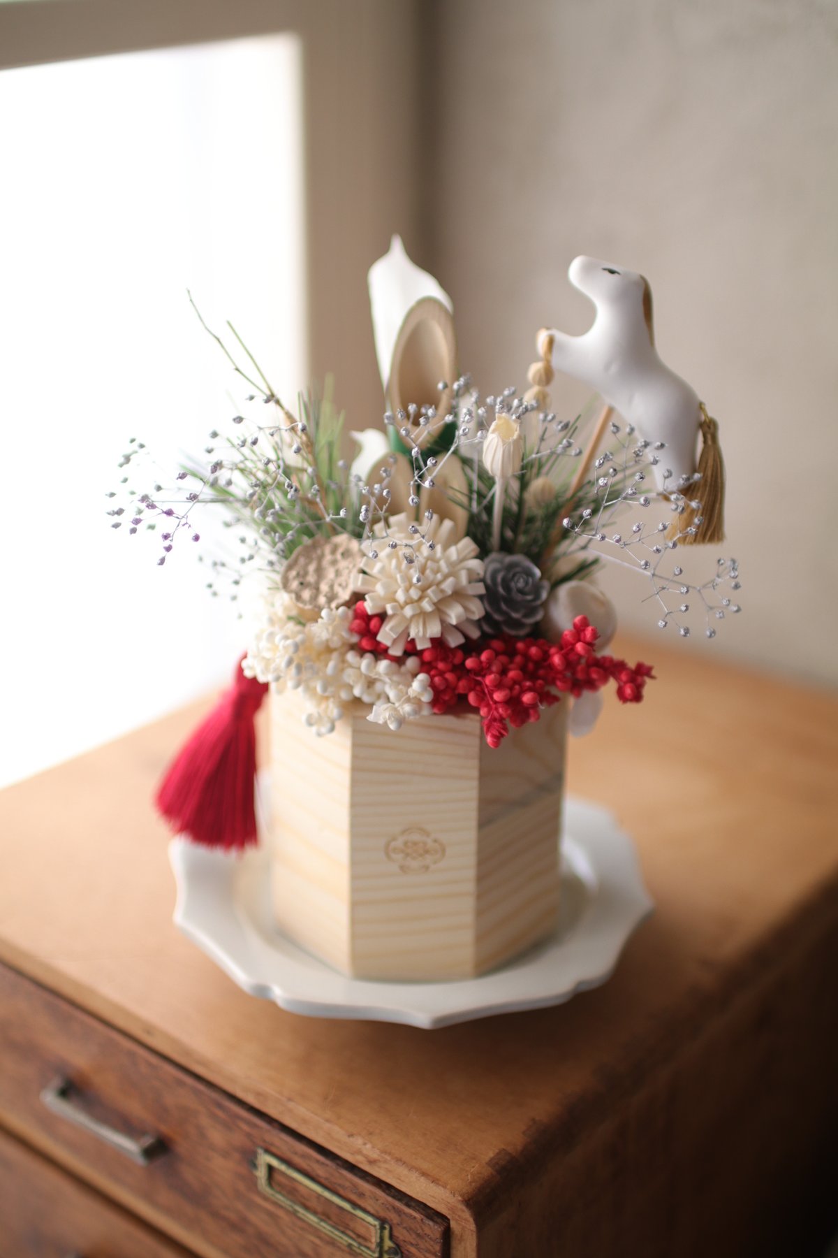 ヒロニャン 門松アレンジ1対 2026 門松アレンジ （マム） | 草花のある暮らし atelier Kanon