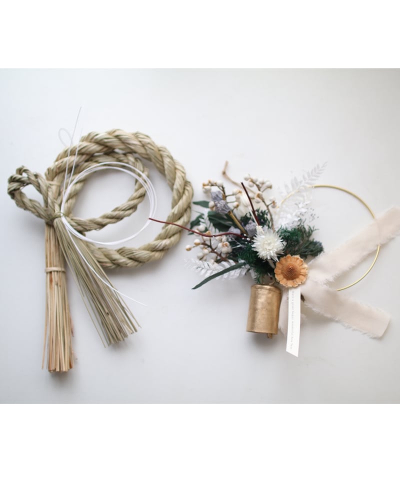 2026 2way しめ縄リース | 草花のある暮らし atelier Kanon