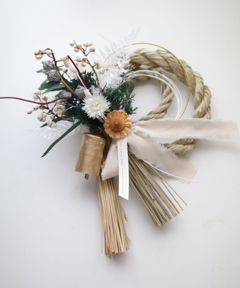 2026 2way しめ縄リース | 草花のある暮らし atelier Kanon
