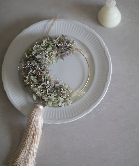 No.3 moon  wreathe  紫陽花