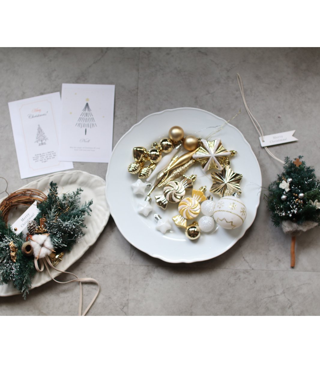 商品名【歓】【聖那】ゆきこ様専用♥クリスマス＆お正月リース＊ 冬