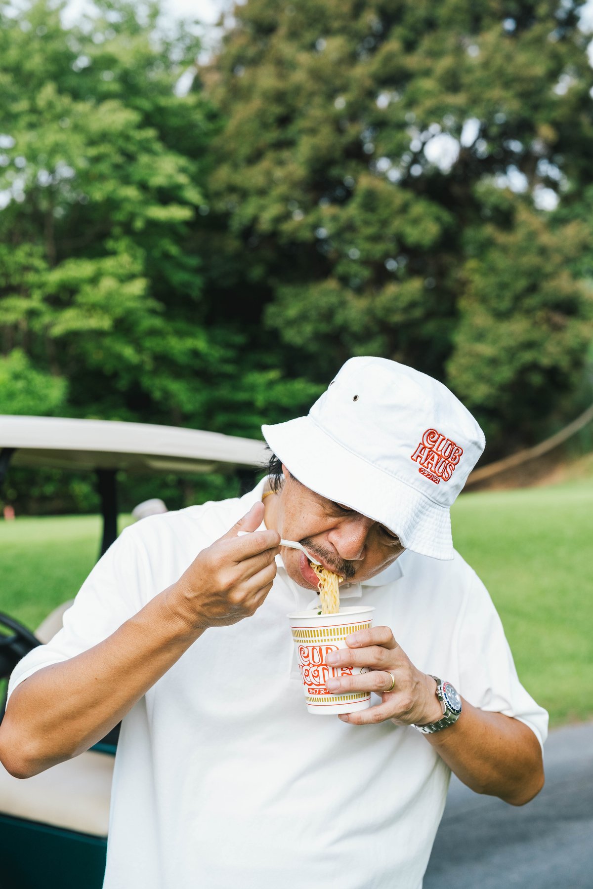【新品・未使用】CLUBHAUS クラブハウス バケットハット S/M ホワイト CupNoodle × CLUBHAUS BucketHat - White | CLUBHA