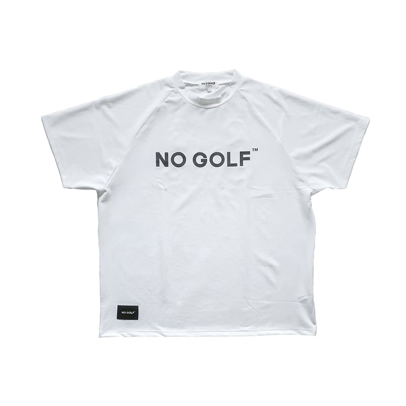 NO GOLF MOCK NECK SS COOLPASS - White | CLUBHAU