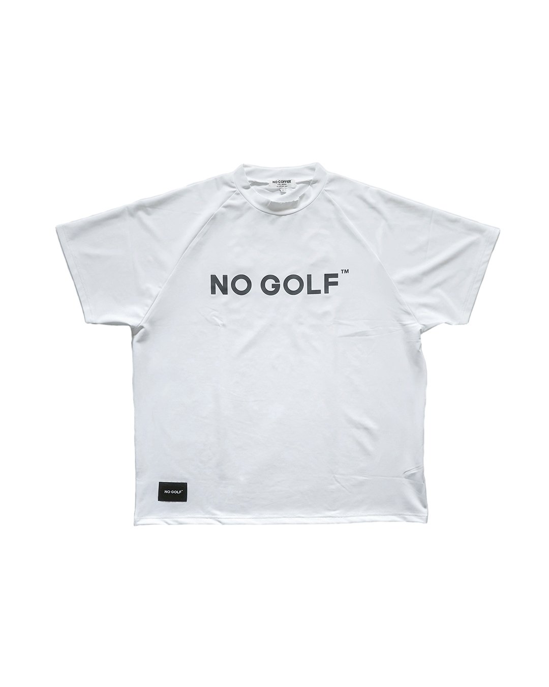 NO GOLF MOCK NECK SS COOLPASS - White | CLUBHAU
