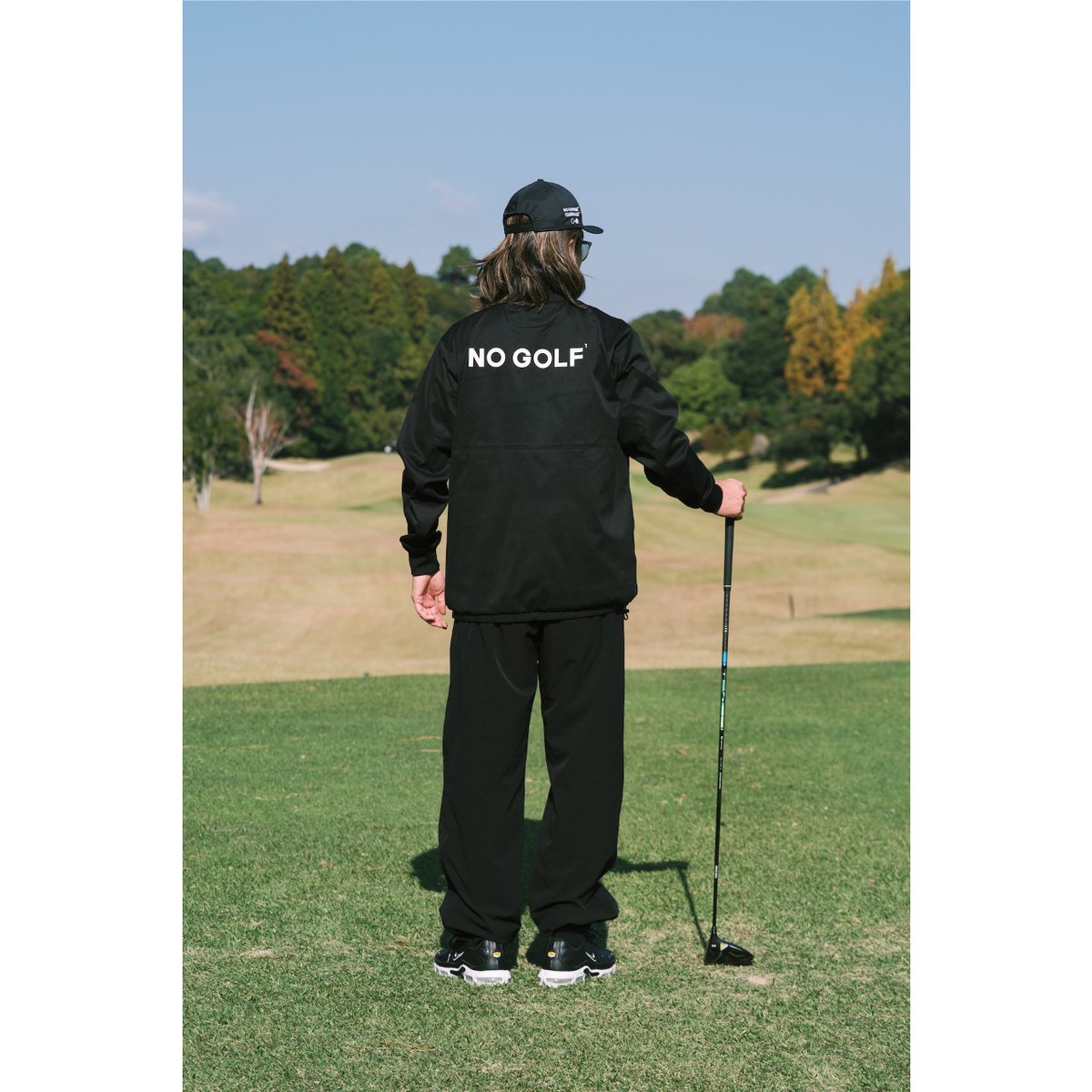 NO GOLF NECK PISTE - Black | CLUBHAUS | クラブハウス
