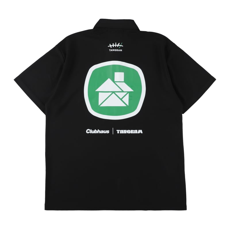 ○CLUBHAUS×TANGRAM 5th Anniv. Polo - Black | CLU