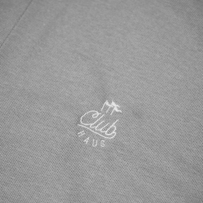 CLUBHAUS “8th Anniversary” S/S Polo - Lt.Gray |