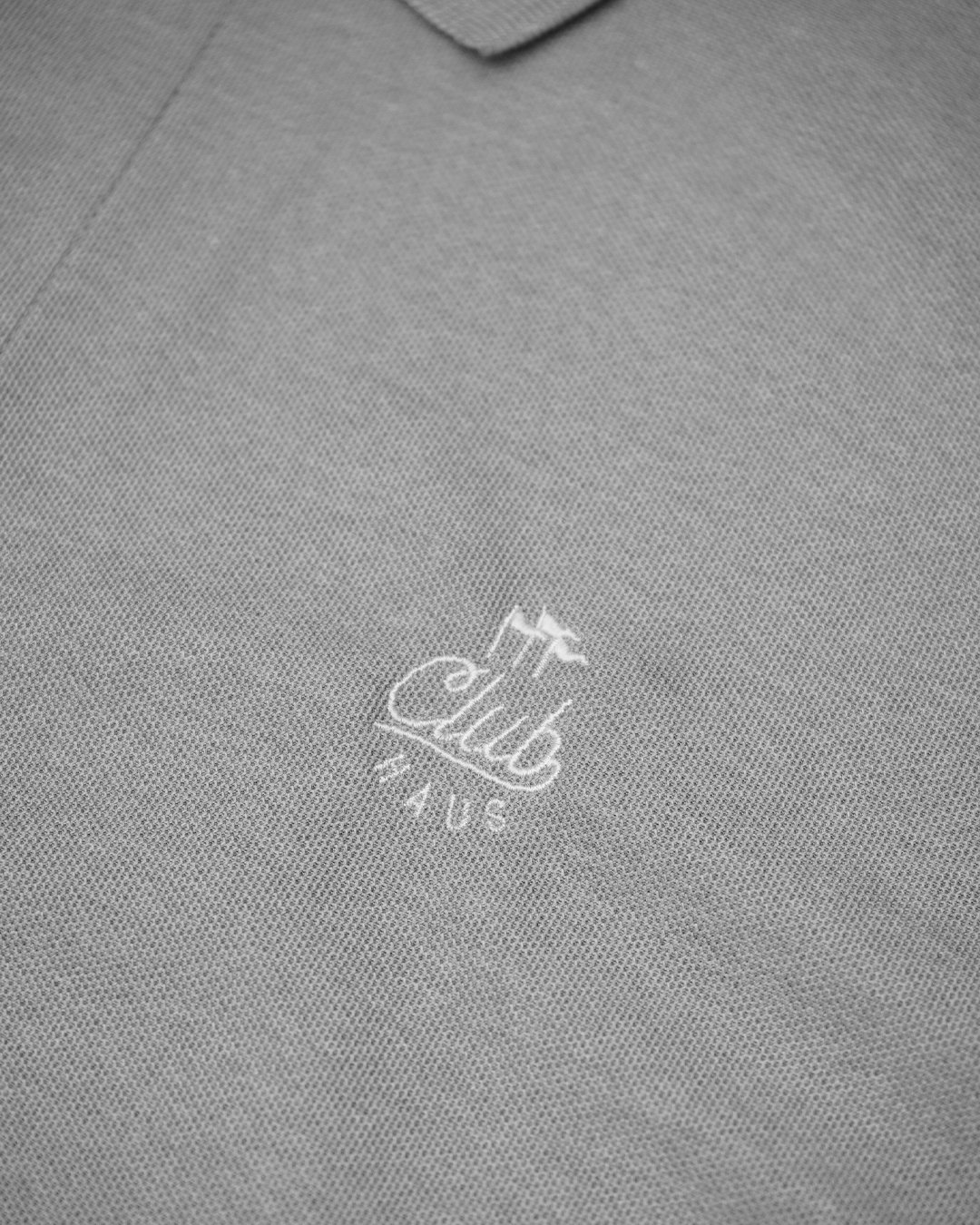 CLUBHAUS “8th Anniversary” S/S Polo - Lt.Gray |