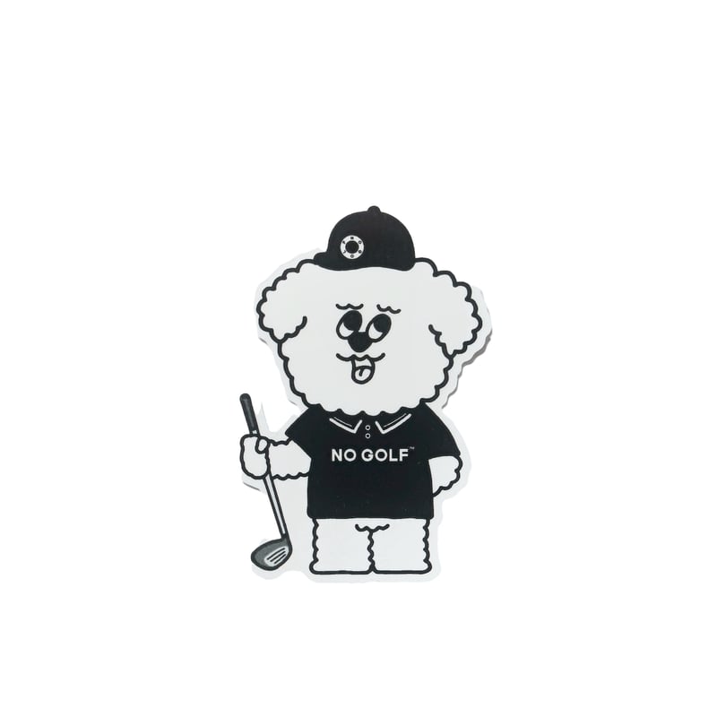 CLUBHAUS × NO GOLF ステッカーセット エヌオくんミニステッカー NO GOLF Ver - Black | CLUBHAUS | ク
