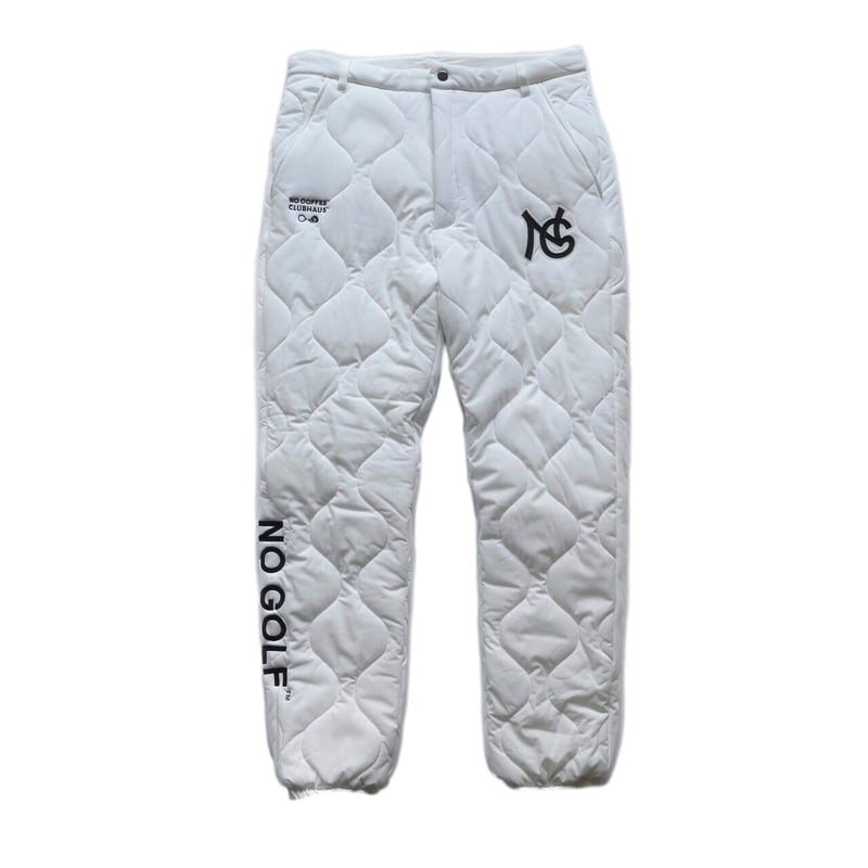 NO GOLF PADDED LONG PANT - White | CLUBHAUS | ク...