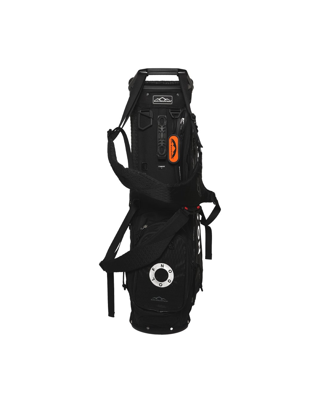 NO GOLF × SUN MOUNTAIN CADDY BAG - Black NO GOLF × SUN MOUNTAIN「STANDARD JC」 CADDY BAG -