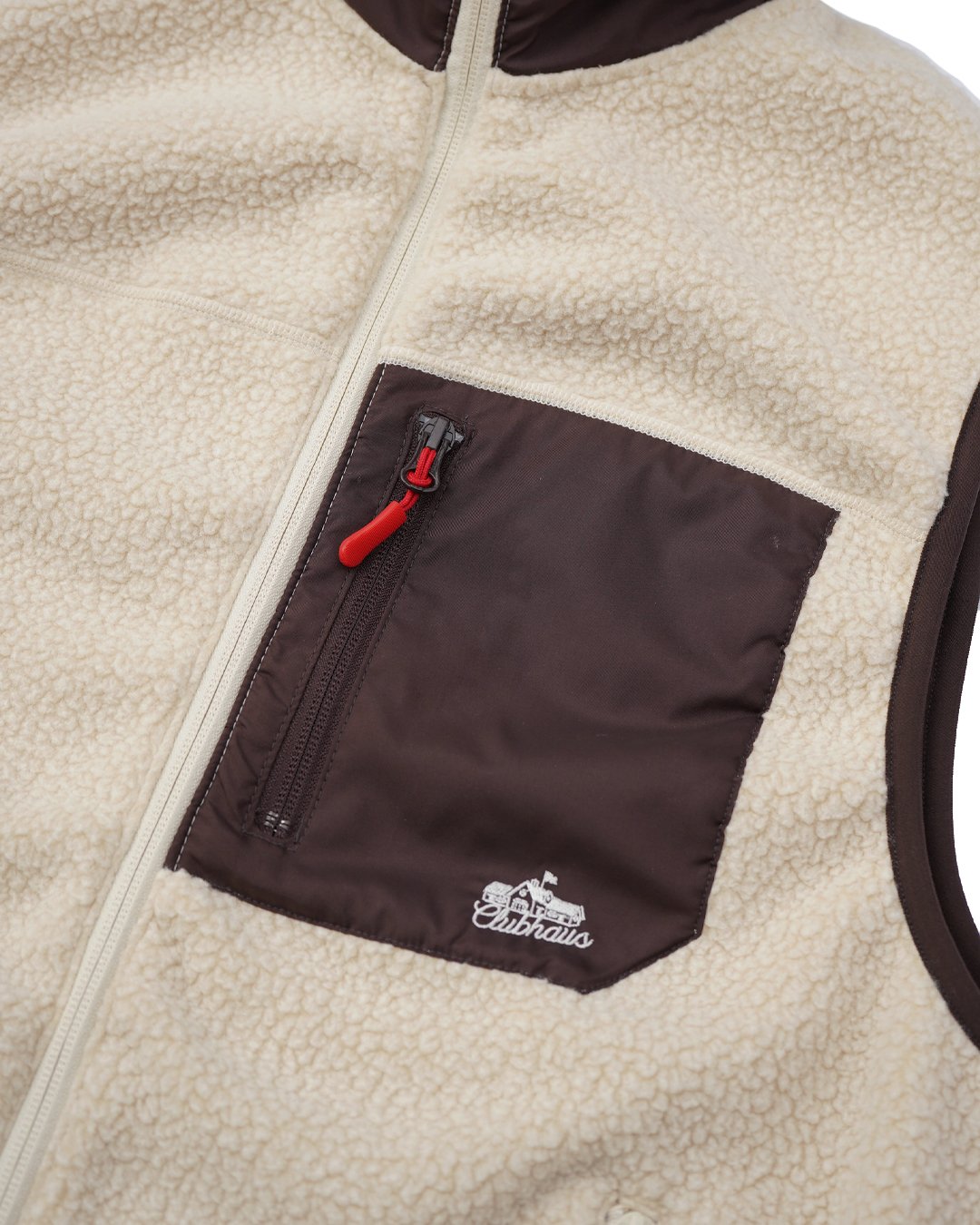 CLUBHAUS Polartec®︎ Fleece Vest - Ivory | CLUBH